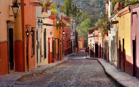 Colorful Steet,  San Miguel de Allende, Guanajuato, Mexico