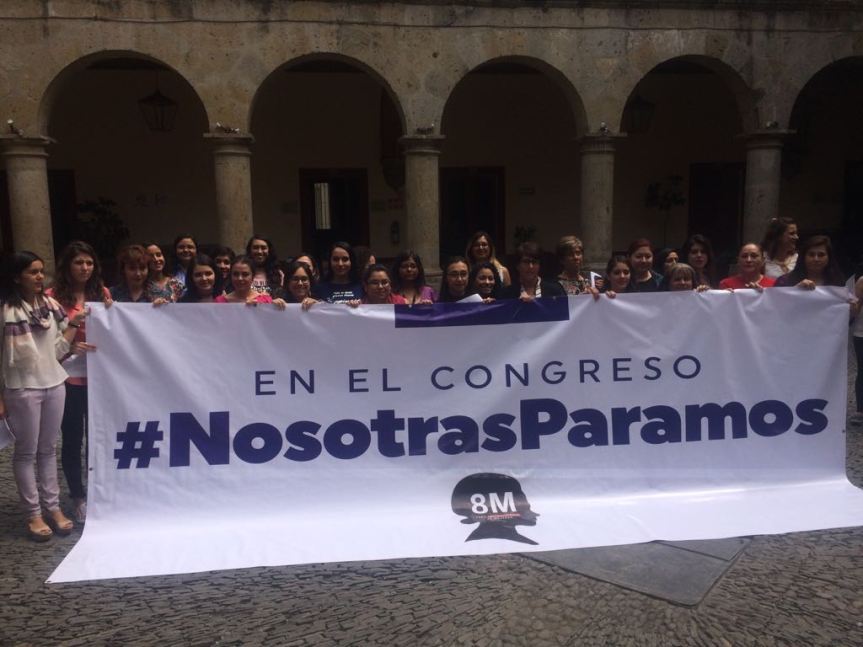 Jornada de manifestaciones&nbsp;femeninas