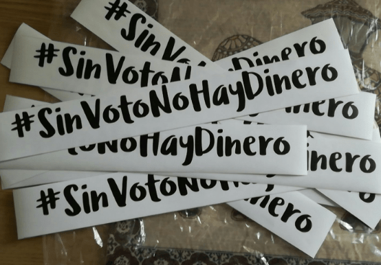 SCJN admite el recurso de inconformidad contra #SinVotoNoHayDinero