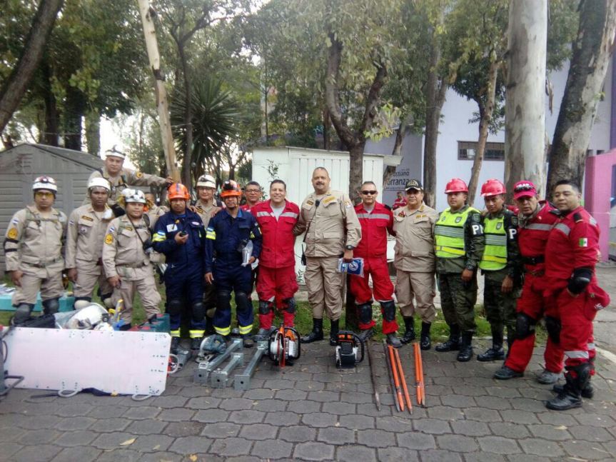 USAR GDL continua en acciones de rescate en la ciudad de&nbsp;México