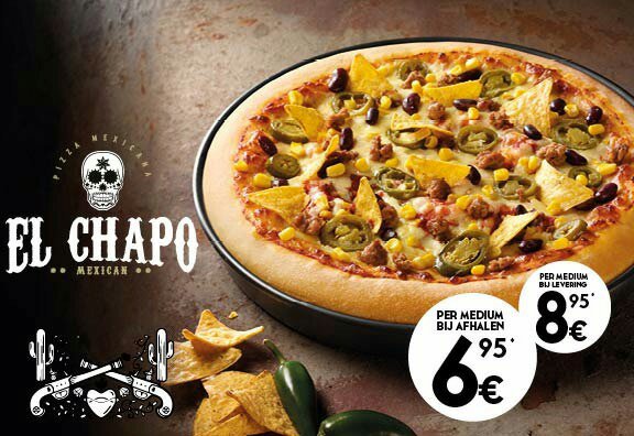 ​La pizza mexicana es El Chapo, y se vende en Pizza&nbsp;Hut