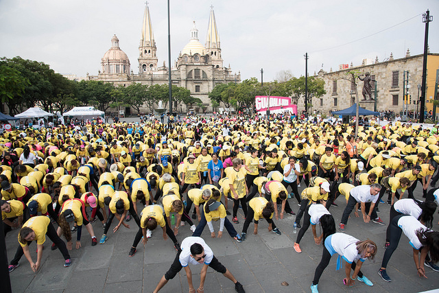Tapatíos en Macro Activación&nbsp;Física