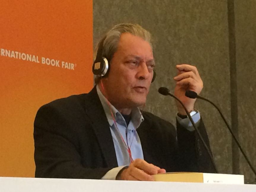 Paul Auster reconoce el riesgo de ser periodista en&nbsp;México