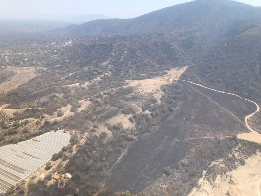 Incendio en el Cerro San Miguel ha sido&nbsp;controlado