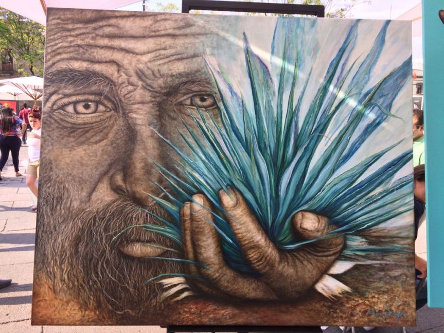 Entre pintura, desfile, fiesta y tequila agaveros festejan su&nbsp;día