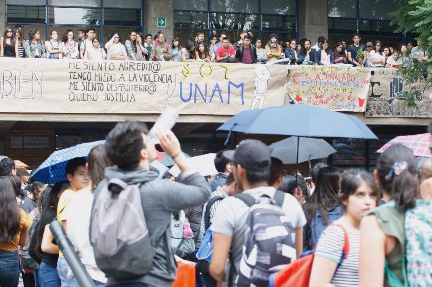La Universidad de Guadalajara se solidarizó con la UNAM pero de forma&nbsp;virtual.