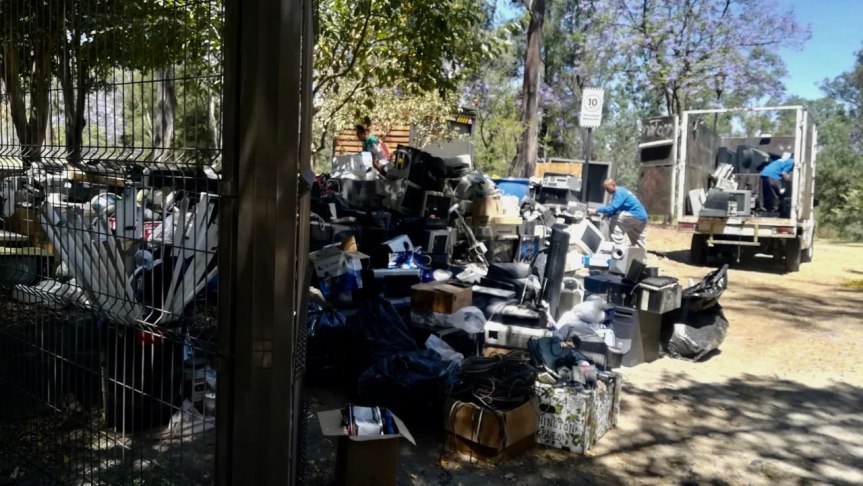 Recolectan cerca de 9 toneladas de residuos&nbsp;electrónicos