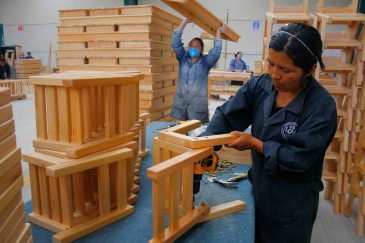 MUJERES-FÁBRICA DE MUEBLES-IXTLÁN