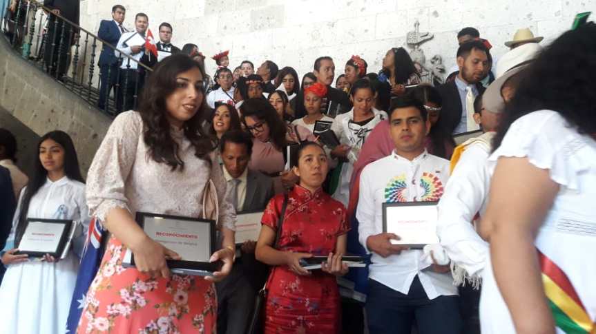 Autoridades dan bienvenida a delegaciones de la Luz del&nbsp;Mundo