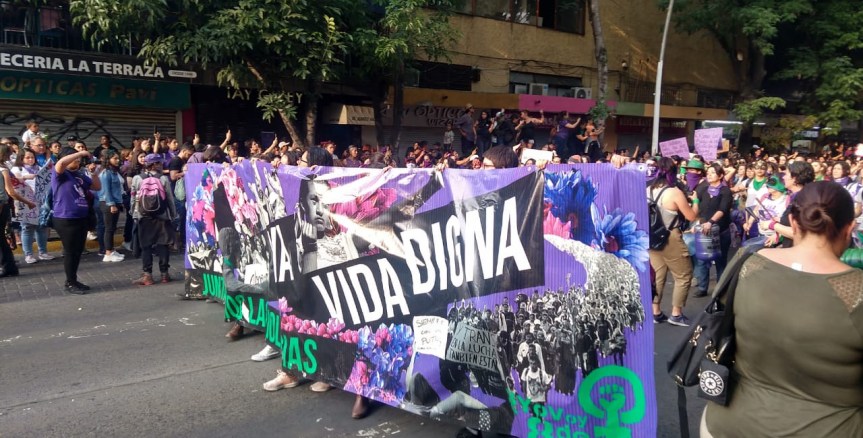 En calma marcharon 25 mil mujeres en Jalisco ( 🎥&nbsp;Video)