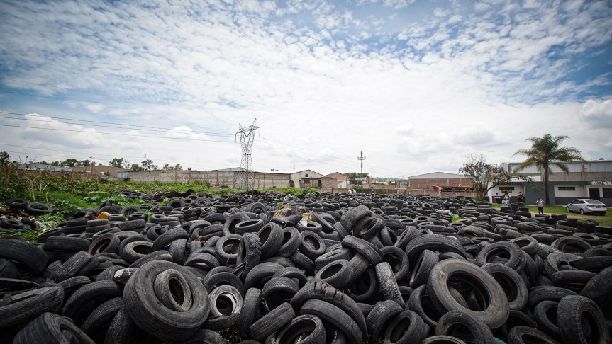 Retiran más de 10 mil de llantas de la colonia Las&nbsp;Pintitas