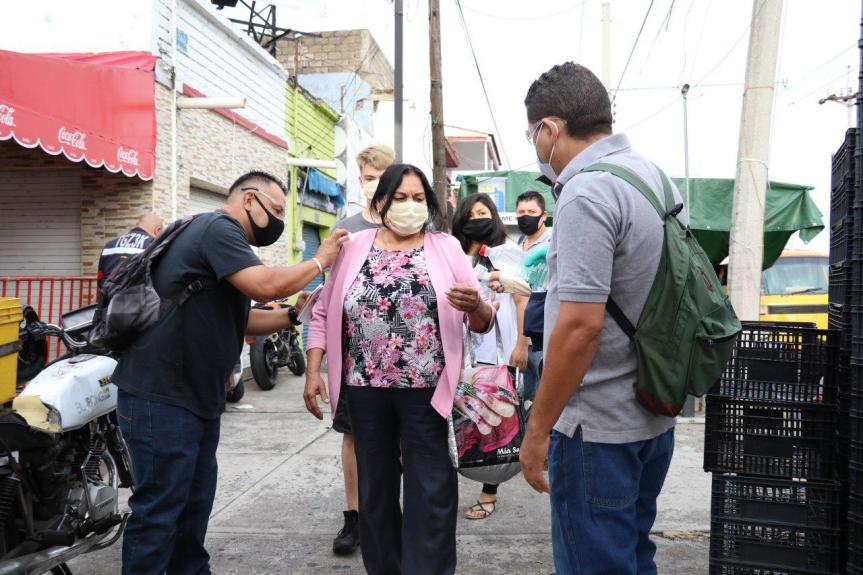 Instala Guadalajara 27 filtros sanitarios en los tianguis El Baratillo y&nbsp;Polanco