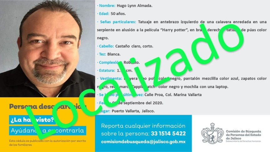 Periodista desaparecido en Vallarta ya fue&nbsp;localizado