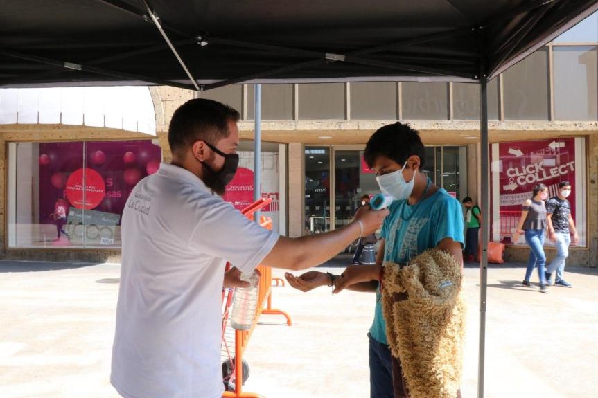 Instala Guadalajara filtros sanitarios en el&nbsp;centro