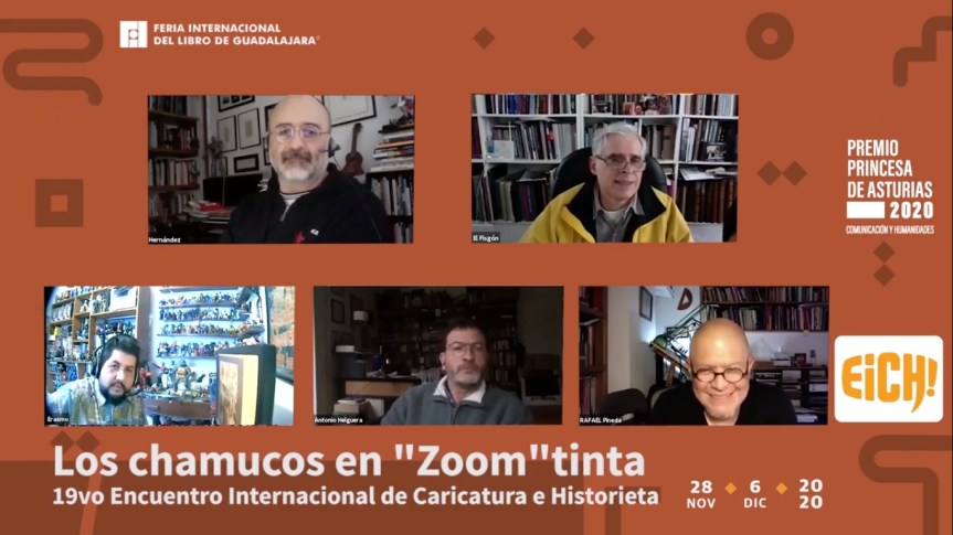 Chamucos tiran pura carrilla a la política mexicana, durante FIL&nbsp;34