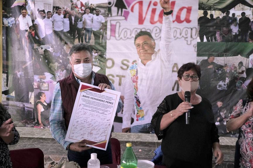 Colonos de Tlaquepaque reconocen a David&nbsp;Hernández