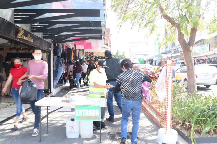 Instalan 53 filtros sanitarios en las zonas Centro, Obregón y&nbsp;Medrano