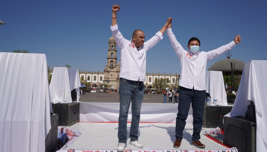 Basta de gobiernos deshonestos: Polo&nbsp;Leal