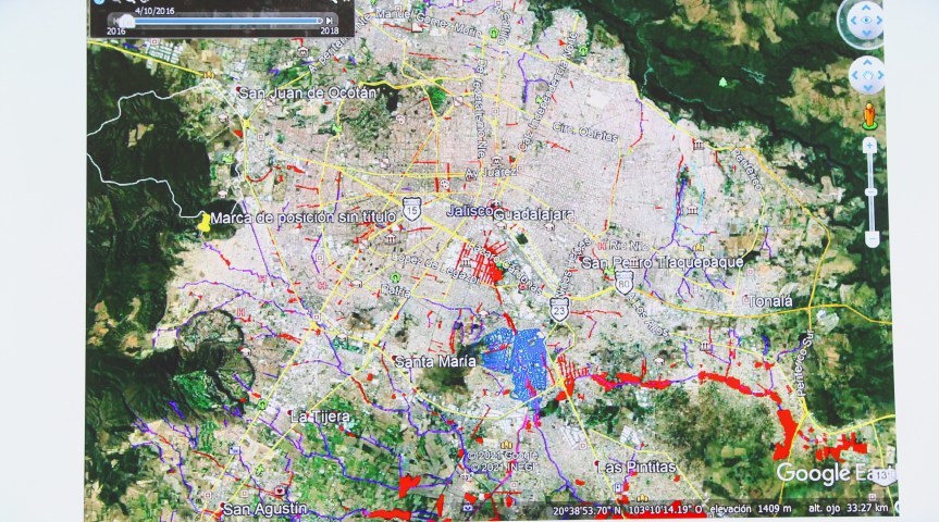 En riesgo de inundación 350 puntos del&nbsp;AMG