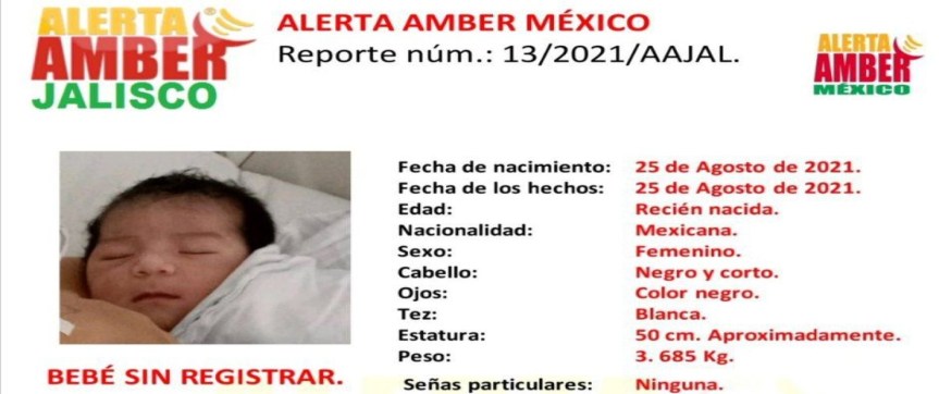 Sustraen a una recién nacida del Hospital General de Occidente en&nbsp;Jalisco