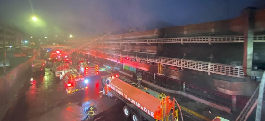 Se incendia el mercado San Juan de Dios en&nbsp;Guadalajara