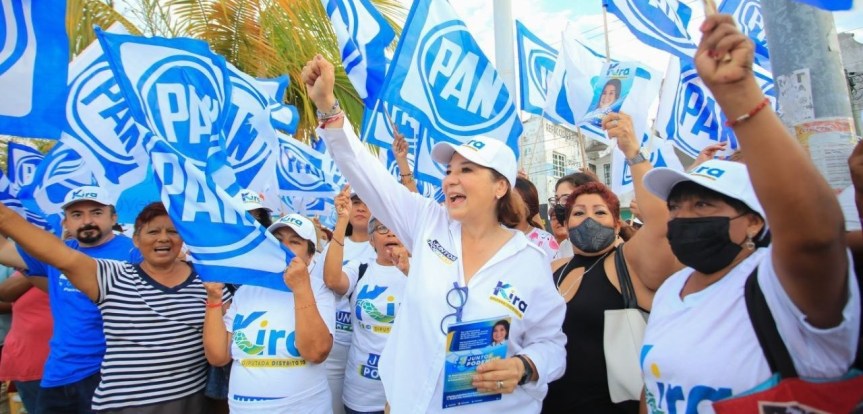 Kira Iris, candidata a diputada por el Distrito X en Quintana Roo llega con amplia ventaja al&nbsp;debate