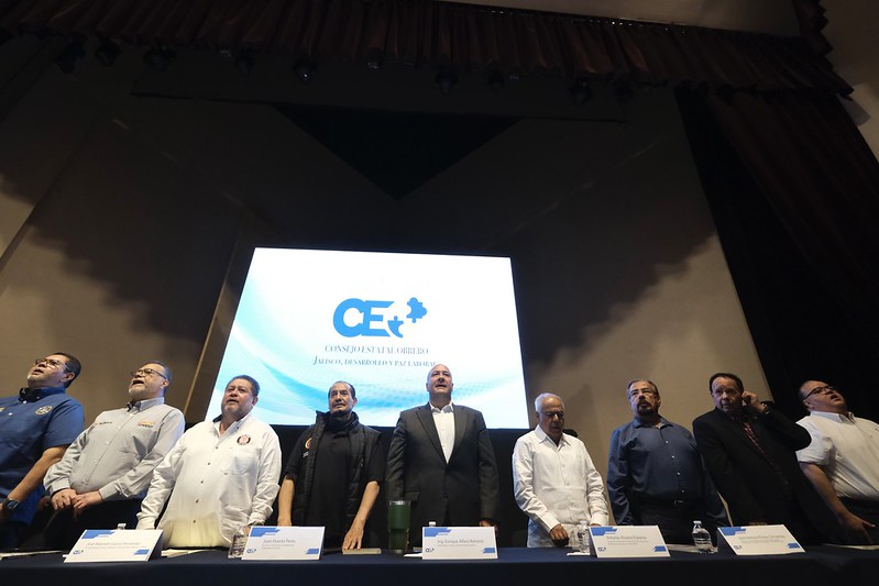 Destaca Enrique Alfaro paz laboral en el estado y agradece a los trabajadores su contribución al liderazgo económico de&nbsp;Jalisco