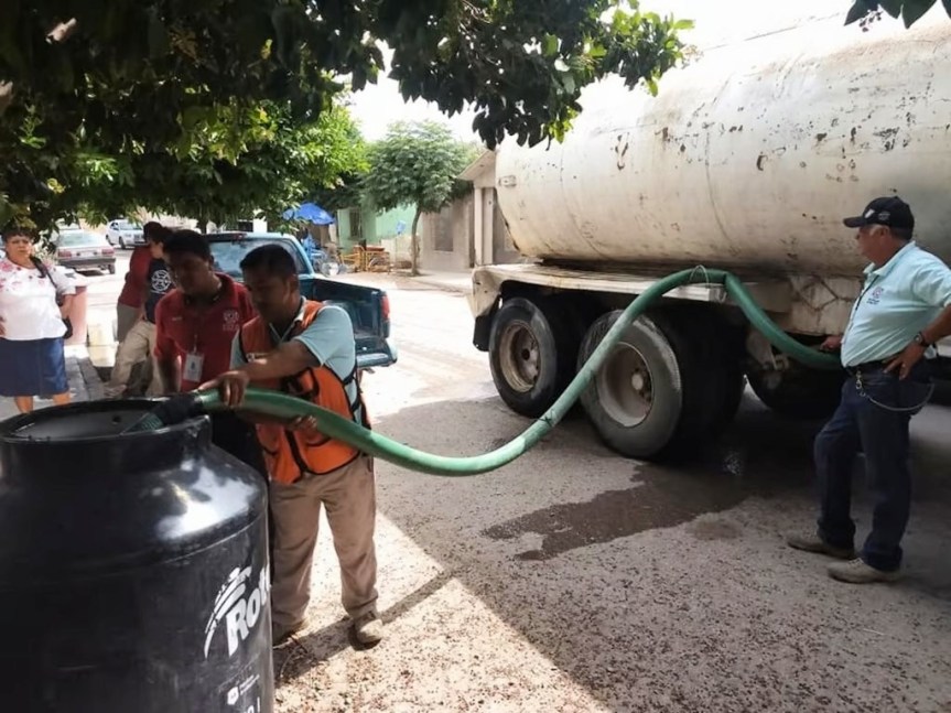 Pipas de agua deberán correr a costo de los municipios 