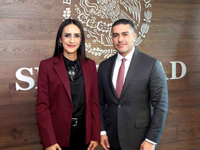 Laura Imelda Pérez Segura se reúne con Omar García Harfuch para fortalecer la seguridad en San Pedro&nbsp;Tlaquepaque