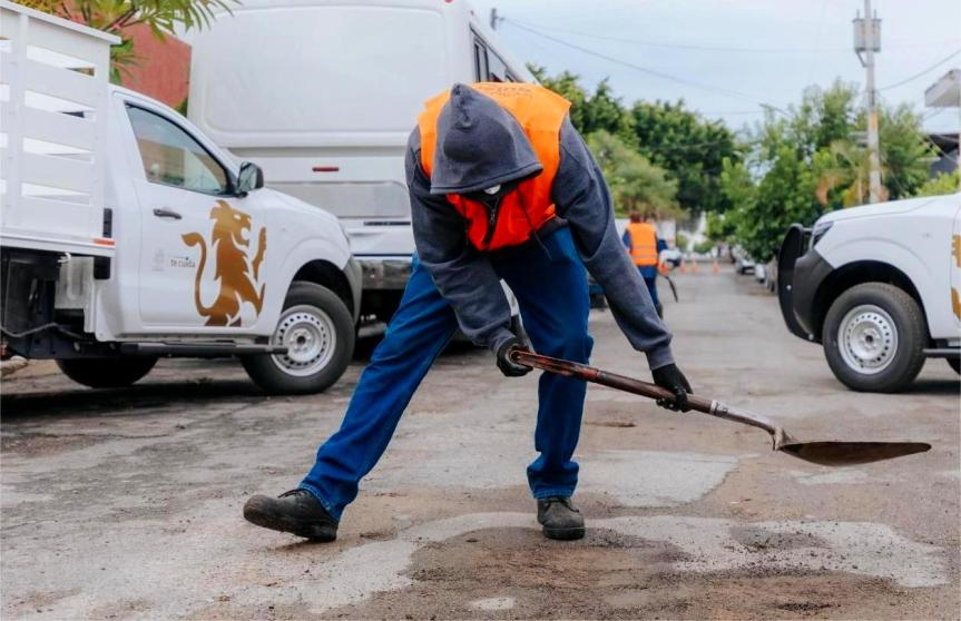 Guadalajara prepara operativo intensivo de bacheo previo al temporal de lluvias