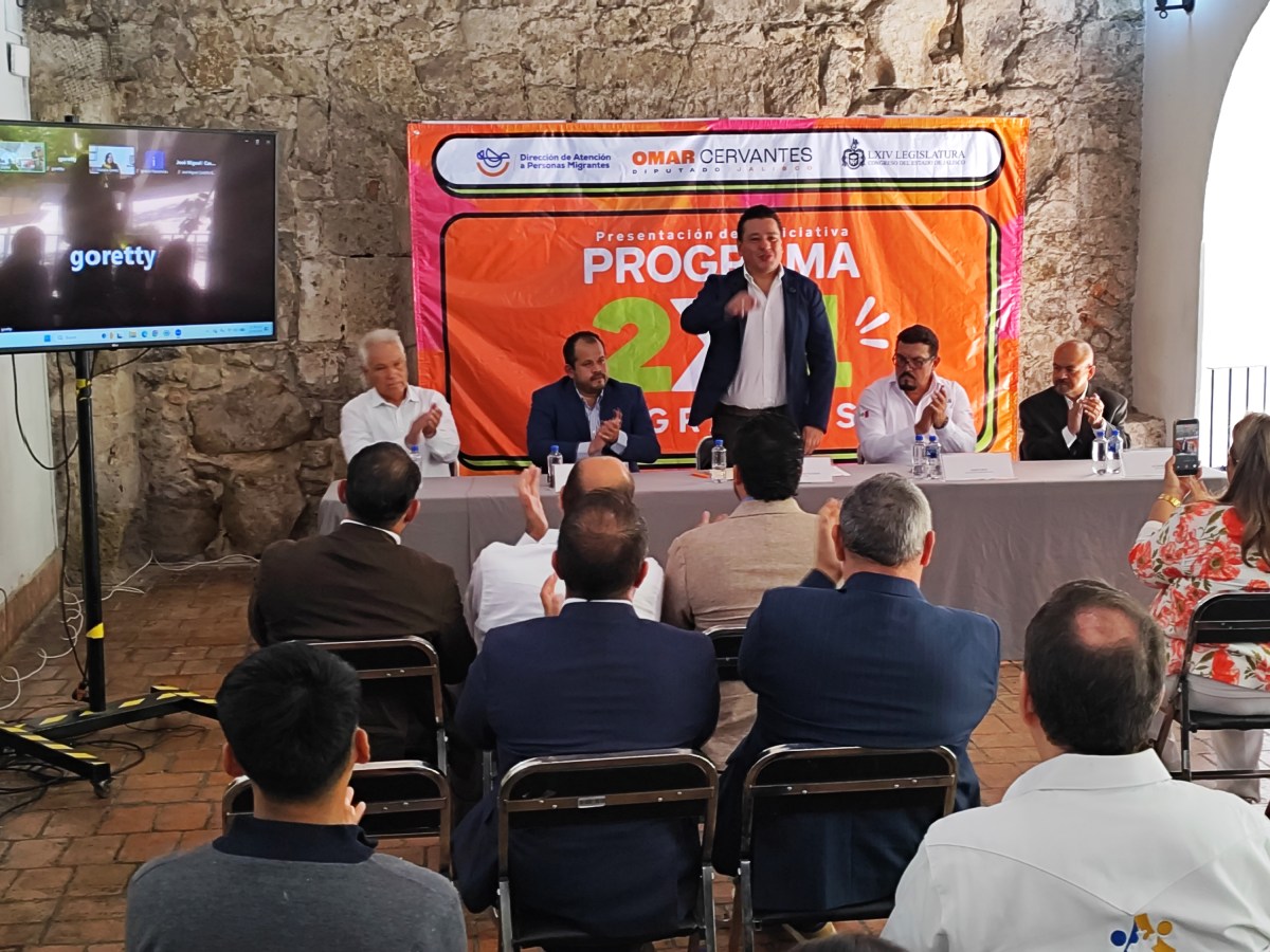 Omar Cervantes propone programa 2×1 para que migrantes Al Estilo&nbsp;Jalisco