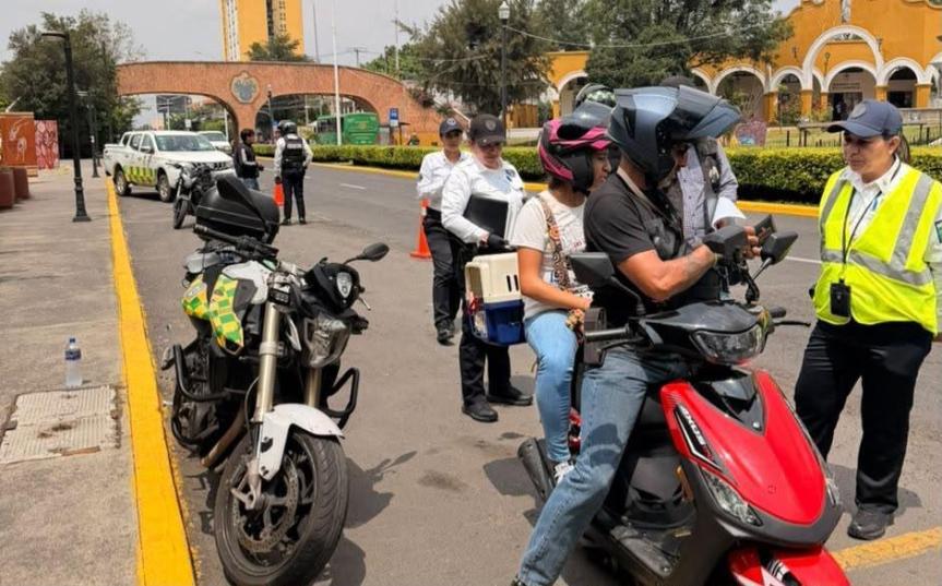 Intensifican operativos contra servicio de transporte en&nbsp;motocicletas
